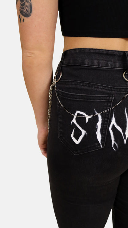 Born A Sinner Black Jeans