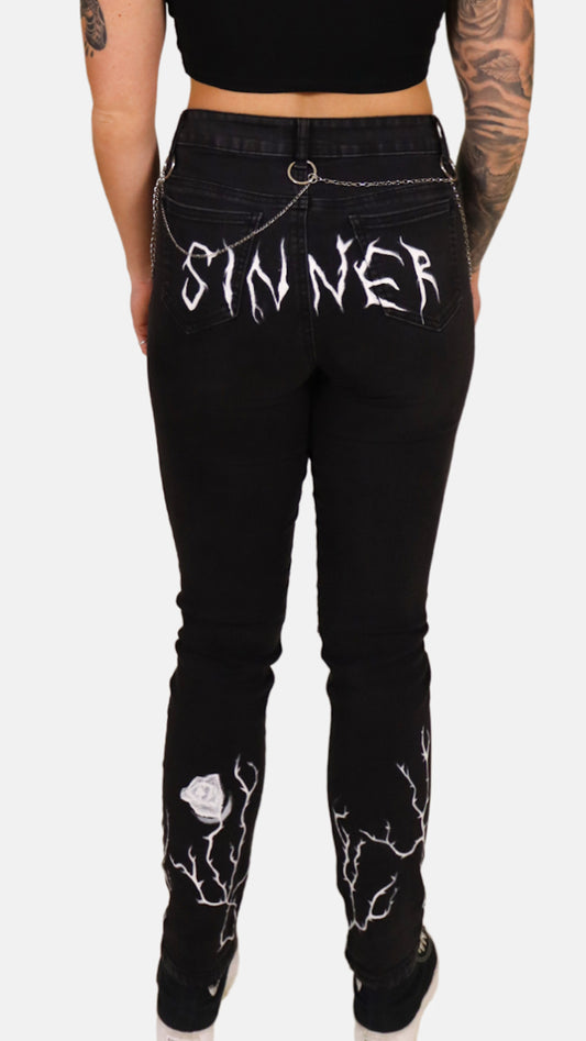 Born A Sinner Black Jeans