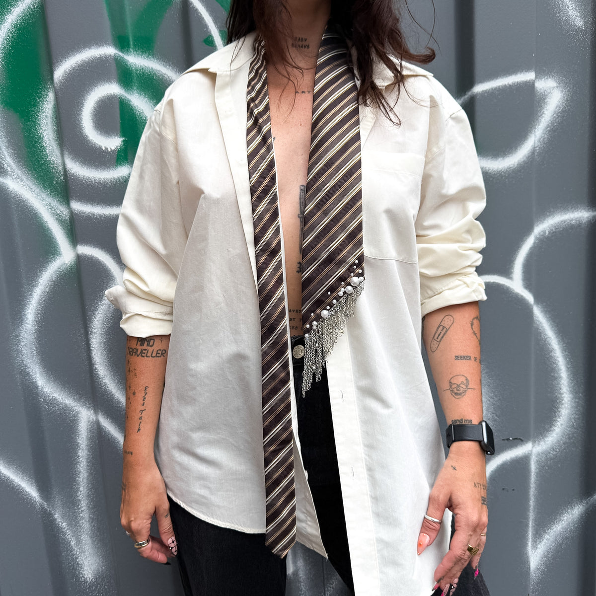 R01 / No.09 - Brown Split Tie