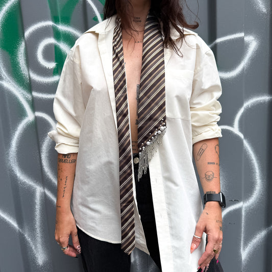R01 / No.09 - Brown Split Tie