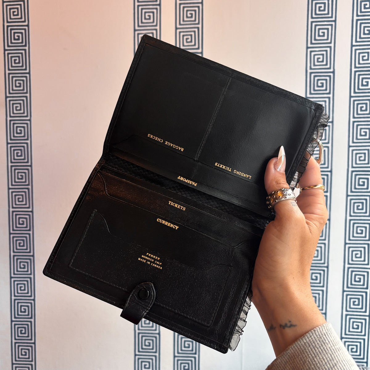 R01 / No.28 - Studded Passport Holder