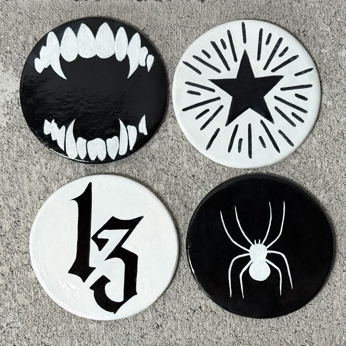 R02 / No.09 - Dark Ritual Coaster Set