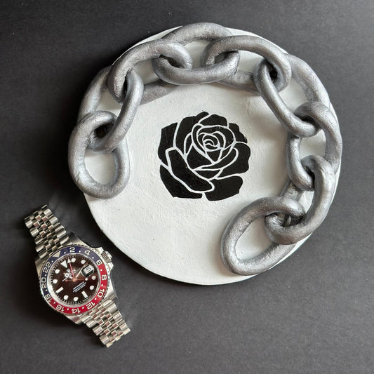 R01 / No.27 - Chain & Rose Tray