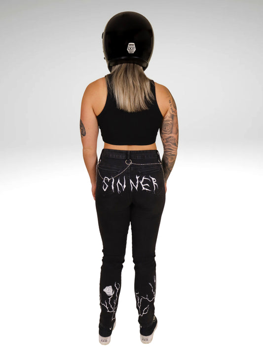 Born A Sinner Black Jeans