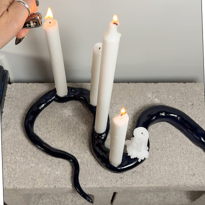 R02 / No.12 - Snake Candle Holder
