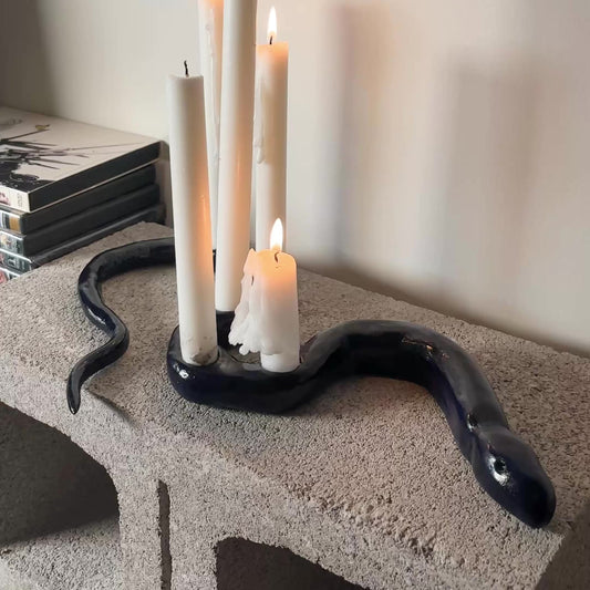 R02 / No.12 - Snake Candle Holder